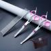 DKDDSSS 4 Pieces Dog Grooming Scissors Pet Grooming Scissors with Safety Round Tip Pet Dog Cat Curved Grooming Shears Scissors Professional Thinning Shears Grooming Comb for Dogs and Cats (Pink) - Buy Online on GoSupps.com