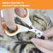 1Pcs Cat Claw Clipper Cat Nail Clippers with Safety Guard Trim Your Pets' Nails for Kittens Rabbits Hamsters Birds and Other Small Animals at Home and Pet Shop Non Slip Nail Care - Buy Online on GoSupps.com