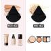 Sularpek 6 pcs Triangle Makeup Puff Set - Soft & Reusable Foundation Sponge for Pressed Powder, Dry & Wet Makeup - Black - Buy Online on GoSupps.com