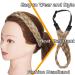 Buy Silk-Co Women's 5-Strand Blond Braided Hair Band | Vintage Elastic Headband for Weddings | Chestnut & Bleaching Blonde Hair Extensions - 3.8cm Wide - Buy Online on GoSupps.com