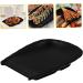 Alipis Plate Black Food Tray Utensil Holder Food Containers Decorative Food Plate Barbecue Plate Crystal - Buy Online on GoSupps.com