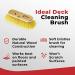 Shurhold 980 10-Inch Soft Bristle Deck Brush with Yellow Polystyrene Bristles - Gentle and Effective Cleaning Tool - Buy Online on GoSupps.com