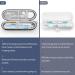 Case for Braun Oral B/Oral-B Pro/Philips Sonicare/Fairywill Sonic Electric Toothbrush with Accessories Storage Portable Holder Travel Protective Cover Inner Silver - Buy Online on GoSupps.com