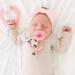 Ryan and Rose Cutie Teether Rattle in Taffy - Soothing Baby Toy - Buy Online on GoSupps.com