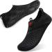 BARERUN Barefoot Quick-Dry Water Sports Shoes Aqua Socks | Black Holes | Women 14-15/Men 12-13 - Buy Online on GoSupps.com