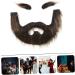 HAPINARY 1 Set Beard Dress up Brown Beard Pirate Cosplay Prop Grey Santa Claus Beard Gnome Beard Plush - Buy Online on GoSupps.com