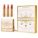G n rique Matte Lipstick 3-Piece Waterproof Set Velvet Non-Stick Formula Long-Lasting Wear Nude Shades for Winter Date Night 3.5g Each Beauty Makeup 3.5g X 3pieces/set