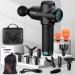 DARKIRON Deep Tissue Percussion Massage Gun for Athletes - 15 Heads, 10 Speeds, Black - Buy Online on GoSupps.com