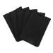 tui Peigne En Pu Noir Textur Lot De 5 Protections Souples Pour Peignes Courts Poche De Rangement De Voyage Polyvalente Pour Usage Personnel