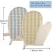 Aimisin Linen Bath Gloves Set for Deep Cleaning and Body Massage | Double Sided Shower Scrubber Mitts for Spa Experience - Buy Online on GoSupps.com