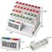 Monthly Pill Organizer System - 31 Day Pill Box with 4 Daily Compartments & Talking Alarm Clock for Medications Vitamins and Supplements - Buy Online on GoSupps.com