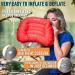 Alpcour Large Inflatable Camping Pillow - Ultralight & Waterproof for Hiking & Travel, Army Green - Buy Online on GoSupps.com
