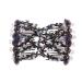 Lovef 6 Pcs Stretchable Double Combs Upzing Medium Hair Clips - Assorted Colors - Buy Online on GoSupps.com