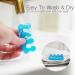 Silicone Toe Separators for Nail Varnish (2 Pairs Blue) - Perfect for Pedicures & Pain Relief | unel - Buy Online on GoSupps.com