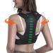 DIANMEI Posture Corrector for Men and Women  Back Brace Adjustable and Breathable for Posture Correction  Neck Brace for Neck & Shoulder Pain Relief and Support XL X-Large Black