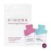 Kindra Vulvar & Vaginal Moisturizer Travel Kit - 6 Single Use Sachets - Daily Vaginal Lotion & V Serum For Vulvar Vaginal Dryness And Discomfort Doctor Recommended