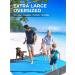 POPCHOSE Beach Blanket - Waterproof Sandproof Outdoor Camping Mat for 4-7 Adults - Lightweight & Compact Beach Accessory (Blue, 108x85.2) - Includes 6 Stakes - Buy Online on GoSupps.com