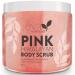 Pink Himalayan Body Scrub By Eva Naturals- Exfoliating Body Scrub  Body Exfoliator  and Foot Scrub - Body Scrubs for Women and Men - Provides Deep Moisture and Nourishment for Skin