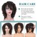 Lady Hanne Black Brown Short Curly Dreadlock Wig | Heat Resistant Synthetic Wig for Women 1B/30 - Buy Online on GoSupps.com