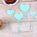 Gadpiparty 24pcs Cake Picks Heart Shaped Valentines Day Heart Toothpicks Birthday Bridal Shower Cake Decors Heart Decor Heart Cupcake Toppers Love Heart Wedding Cake Stick Heart-shaped Green - Buy Online on GoSupps.com