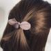 UaiUya 6pcs Bow Hair Tie Set - Elastic Hair Bands Ponytail Holder for Women and Girls - Pink/Grey/Black - Buy Online on GoSupps.com