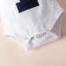 Haokaini Baby Boy 1st Birthday Bow Tie Romper Cake Smash Outfit Black 12-18M - Buy Online on GoSupps.com