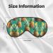 Psych Pineapple Quotes Print Sleep Mask - Double-Sided Eye Mask for Sound Sleep & Skin Care | Unisex Design - Buy Online on GoSupps.com