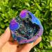 Specimen Natural Agate Geode Slice Quartz Electroplated Cluster Crystal Points - Buy Online on GoSupps.com