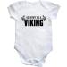 Hippowarehouse I identify as a viking baby vest bodysuit (short sleeve) boys girls