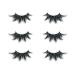 Mikiwi 3 Pairs D384-3 20mm Real Mink Fluffy Eyelashes - Handmade, Dramatic, Cruelty-Free Luxury Makeup - Buy Online on GoSupps.com