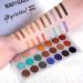 35 Colors Eyeshadow Palette - Professional Glitter & Matte Highlighter Waterproof Long-Lasting Pigment for Stunning Eye Makeup - Buy Online on GoSupps.com