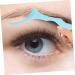 Ipetboom Brow Guide Template Eyebrow Shaping Stencil Eyebrow Shaper Auxiliary Supplies Eye Protection 17.3x5.9cm Blue - Buy Online on GoSupps.com
