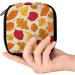 GIAPB Period Bag Sanitary Napkin Storage Pad Holder | Autumn Leaves Orange Color - Buy Online on GoSupps.com