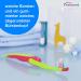 Wellsamed Fantasy 2 Children's Toothbrush - Bright Orange-Blue Set of 6 for Kids & Babies - International Shipping Available - Buy Online on GoSupps.com