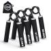 KDG Hand trainer forearms 4 Series Pack 22.5kg-157.5kg Metal Grandpower Trainer non-slip fingers trainer Handgan for muscle building and hand rehabilitation exercises Black 4 Pack