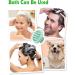 Sivlki Scalp Massage Brush - Silicone Shampoo Brush for Dandruff Removal & Hair Growth - Pine Green - Buy Online on GoSupps.com