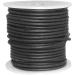 Cords Craft 1mm Black Matte Round Leather Cord - 20M/21.87 Yards for Jewelry Making, Bracelets, Necklaces - Genuine Leather String for Crafts & Hobbies - Buy Online on GoSupps.com