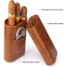 Time C club 3 Sticks Portable moisturizer Cigar Case Imported Cedar Wood Lined Cigar humidor Cigar Box Stainless Steel Cutter Set - Buy Online on GoSupps.com