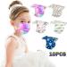 10PC Colorful Patterns Design Disposable_Face_Mask 3-Ply Breathable Comfortable for Girls Boys Kids Use - Buy Online on GoSupps.com