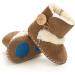 EDOTON Baby Winter Snow Boots | Button Design | Soft Non-slip Sole | 6-12 Months | Brown - Buy Online on GoSupps.com