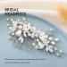 Zoestar Wedding Hair Combs Slides Silver Crystal Headpiece Pearl Bridal Hair Jewelry Rhinestone Hair Accessories for Women and Girls - Buy Online on GoSupps.com