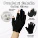 Buy Lilbitty Cotton Gloves - 3 Pairs Moisturizing Gloves for Dry Hands | Overnight Moisture Therapy | Black - Buy Online on GoSupps.com