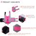 Cit toile Dog Life Jacket - Safe & Light Water Sports Vest for Small/Medium/Large Dogs - Pink with Handle & Reflective Features - Buy Online on GoSupps.com