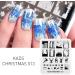 Christmas Snow Elk Nail Art Stamping Plate - Nature Series (CH013) - Buy Online on GoSupps.com