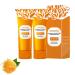 Facial peeling natural orange peeling gel 50 g orange exfoliating brightening gel gently cleanses and improves skin condition 2 pieces