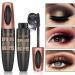4D Silk Fiber Lash Mascara - Waterproof, Luxuriously Longer, Thicker & Voluminous Eyelashes - Long-Lasting, Natural Formula for Exquisitely Long & Full Smudge-Proof Lashes - Buy Online on GoSupps.com