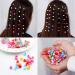 200 Mini Colorful Pearl Hair Clips - Rainbow Hair Accessories for Girls & Women | Perfect for Kids - Buy Online on GoSupps.com