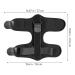 Adjustable Drop Foot Support & Plantar Sling Sleep Sock - Night Splint for Comfortable Sleeping - 40x26cm Black - Buy Online on GoSupps.com