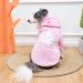 EXPAWLORER Princess Dog Hoodie with Leash Hole - Pink Winter Coat for Girl Dogs - Buy Online on GoSupps.com