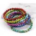 Saturey Mix Colors 6mm Natural Health Sea Sediment Imperial Stone Beads Bracelets Compatible With Women Energy Couples Bracelets Men Gift - Buy Online on GoSupps.com